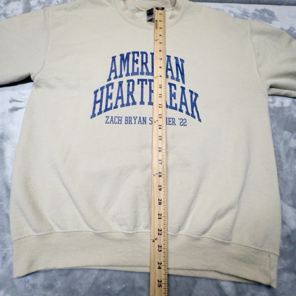 2022 Zach Bryan American Heartbreak Tour Sweatshirt Medium *read* - Picture 7 of 7